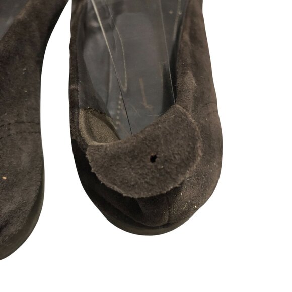 Vince Camuto Collection Womens Flats Loafers Skull Rhinestones Suede Brown 37 6 - Picture 5 of 8